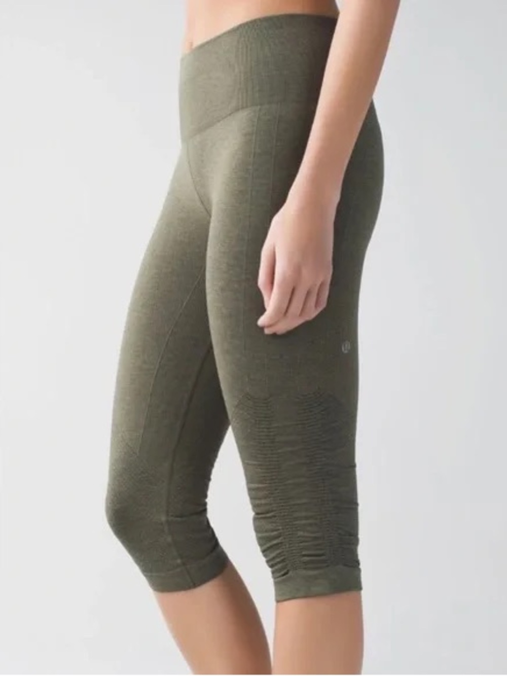 Lululemon “In The Flow” Leggings (Green/Olive)